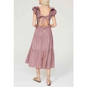 Sea New York Heidi Heart Midi Dress